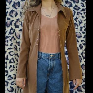 Super cute Beige Vintage over coat